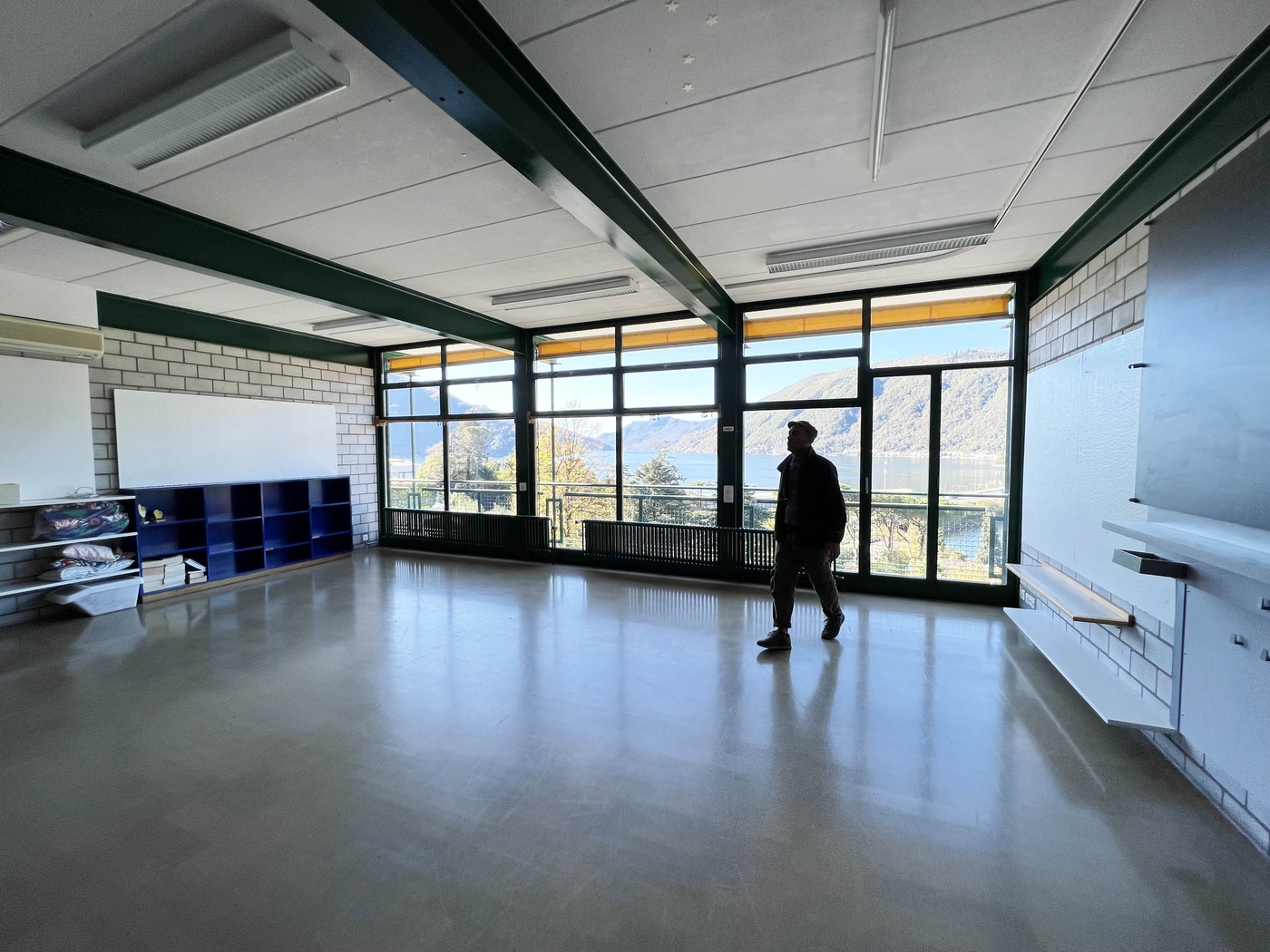 La scuola elementare di Bissone, Aula al primo piano